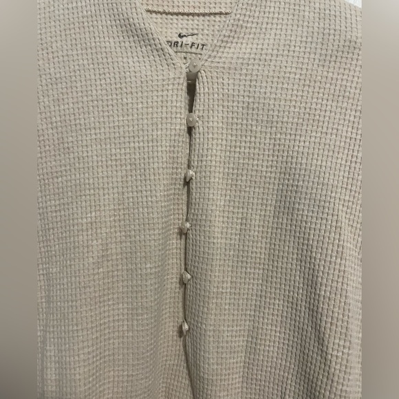 Buttoned Waffle Long Sleeve - Picture 3 of 8